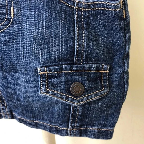 OLD NAVY EUC GIRLS JEAN SKIRT SUMMER DENIM SKIRTS CASUAL GIRL BOTTOMS SIZE 3T - Picture 5 of 5